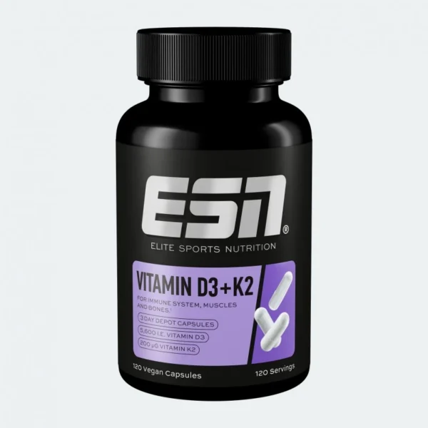 ESN Vitamin D3+K2 120 Kapseln